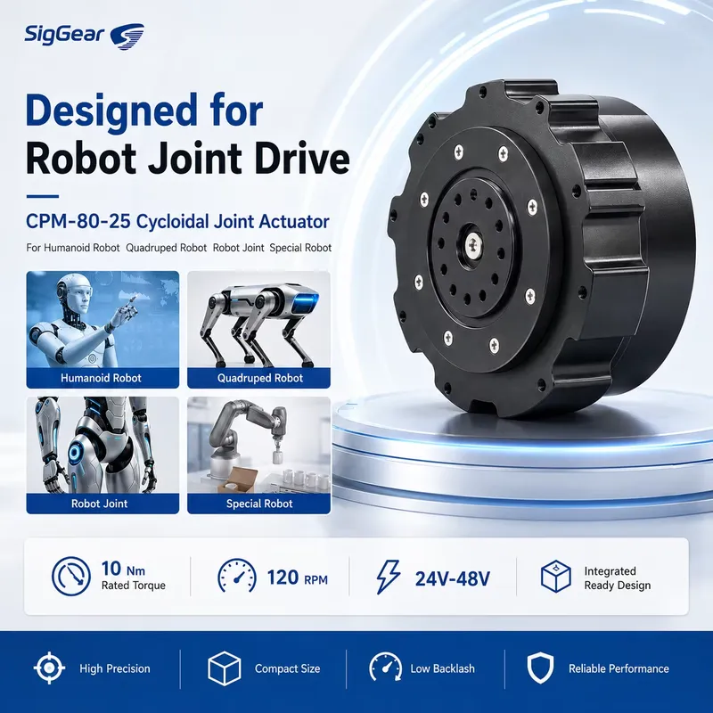 Cycloidal Reducer Bldc Motor - SigGear 80mm BLDC Cycloïdale Tandwielmotor 24V