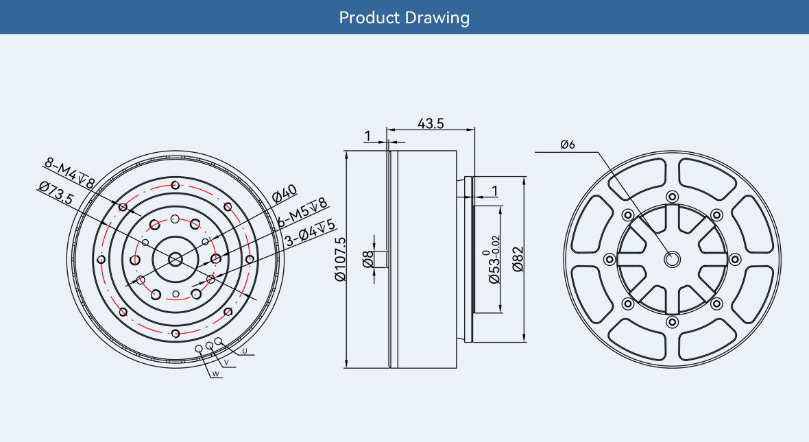 Cubermars AKE90-8 Hoge Koppel  - Bldc Planetary Gear Motor 48V High Torque recensie en prijs