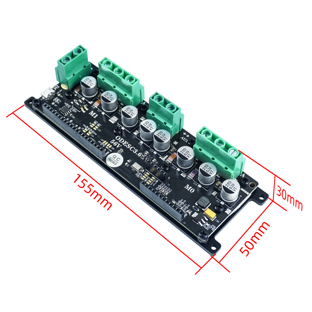 ODESC3.6 Optimaliseert hoogwaa - Odrive Dual Brushless Motor Controller recensie en prijs